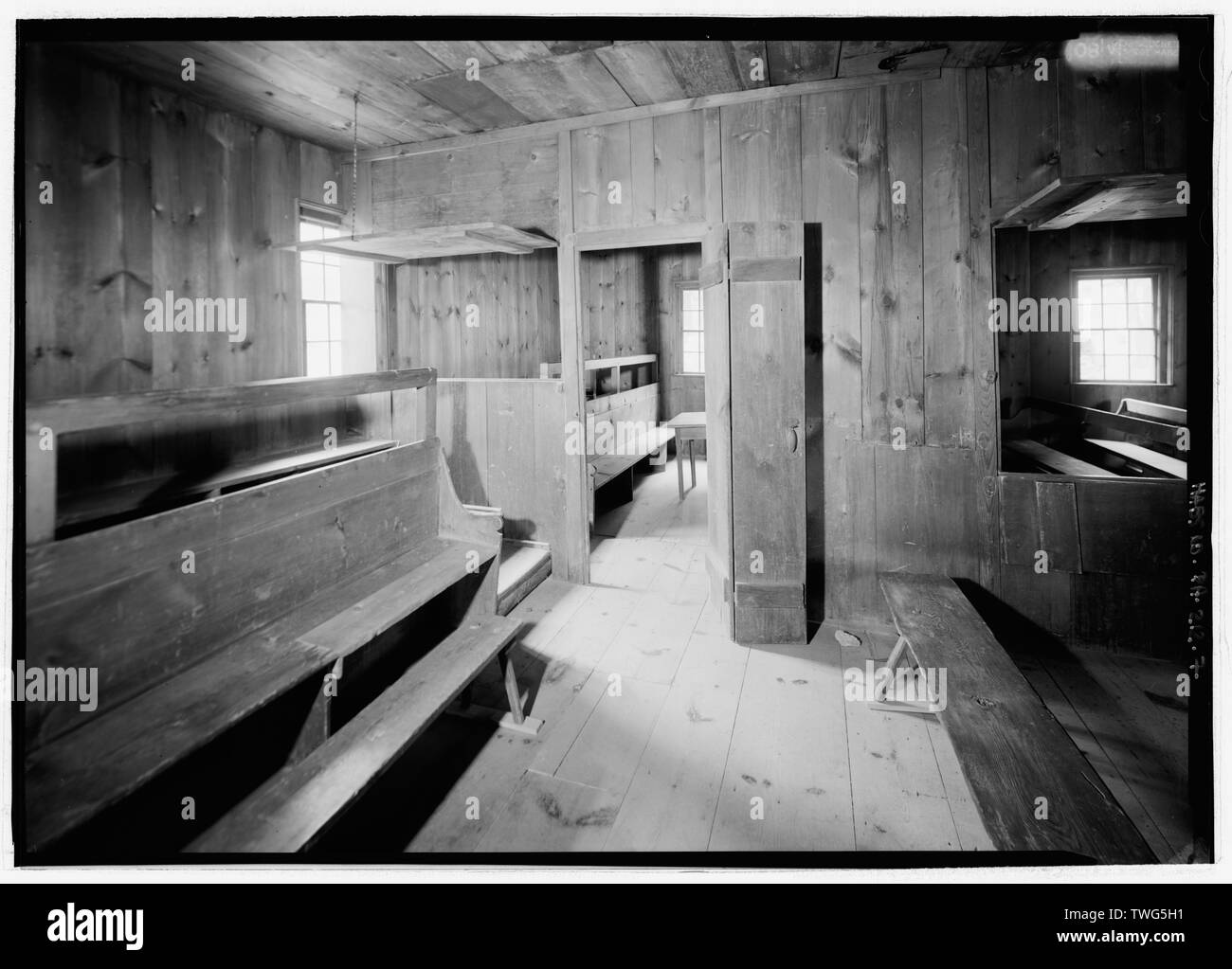 - Quaker Meetinghouse, terzo e strade del Sud, Catawissa, contea Columbia, PA Foto Stock