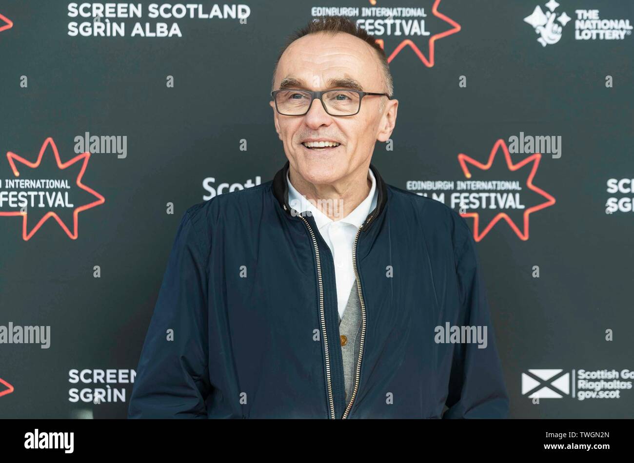 Edinburgh, Regno Unito. 20 giu 2019. La Scottish Premiere del nuovo Danny Boyle film, ieri, avviene a Vue Omni di Edimburgo. Frequentando la premiere era direttore, Danny Boyle Credito: ricca di Dyson/Alamy Live News Foto Stock