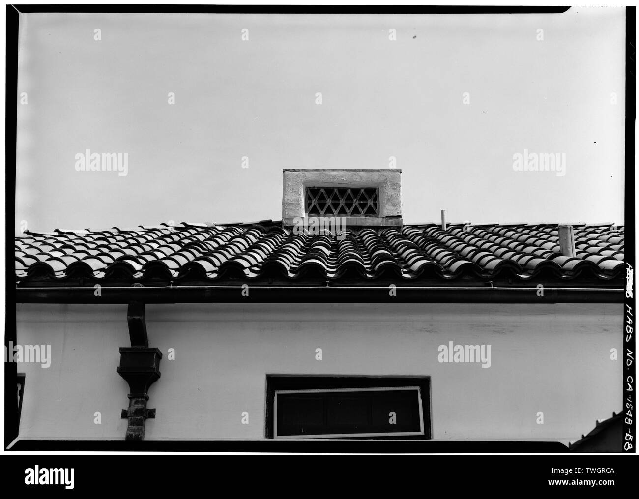 ROOF TOP VENTILATORE - STATI UNITI Naval Hospital, Ward A, Park Boulevard, Balboa Park, San Diego, San Diego County, CA Foto Stock