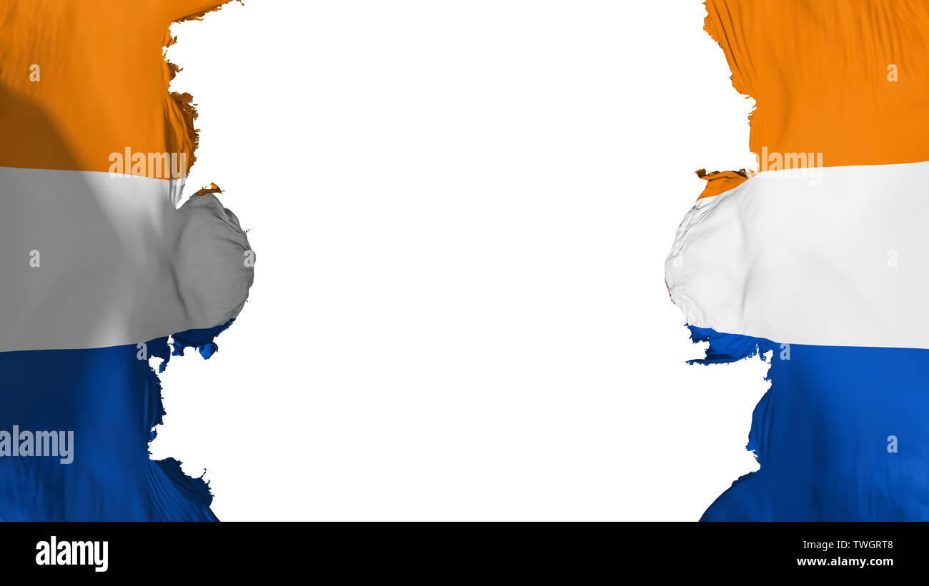 Brillare Albany città capitale bandiera Foto Stock