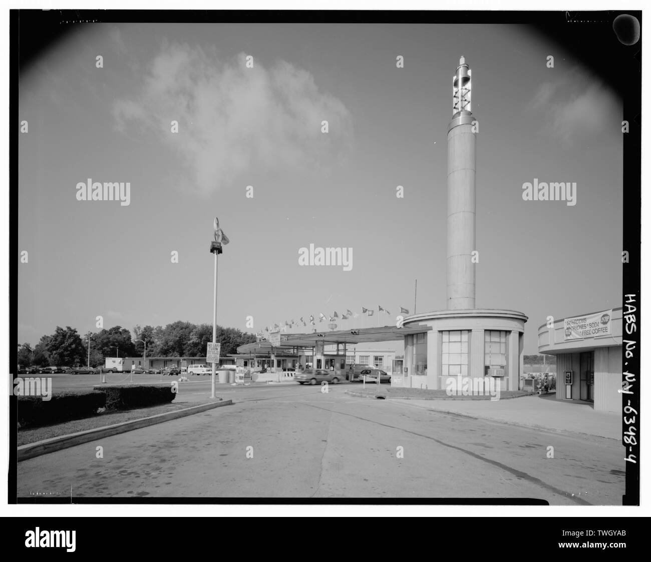 - Rainbow Bridge Toll Plaza, Rainbow Plaza Niagara Falls, Niagara County, NY Foto Stock