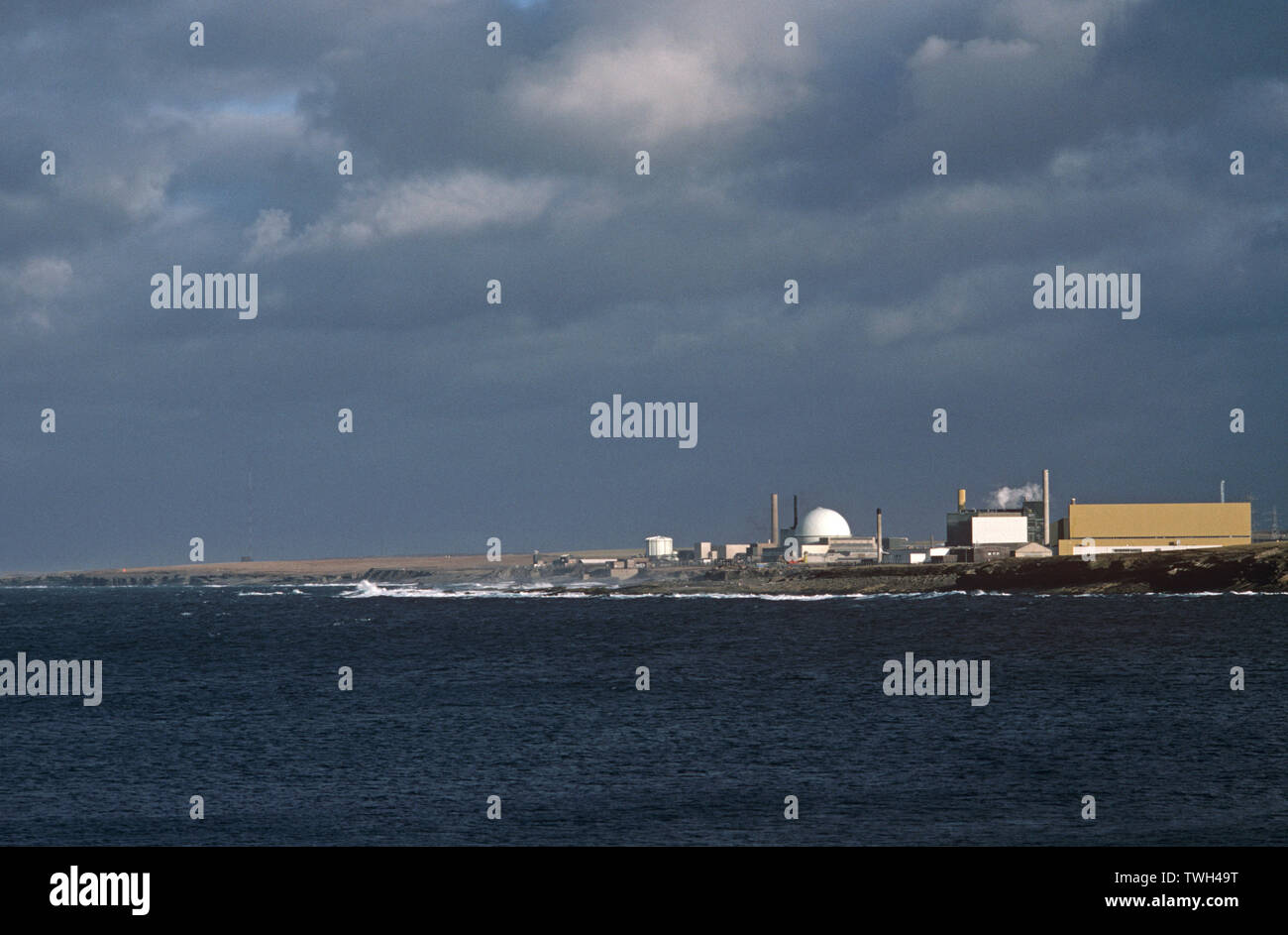 Dounreay centrale nucleare sotto la UKAEA, REGNO UNITO PER L'ENERGIA ATOMICA. Dounreay è stata smantellata nel 1994, Foto Stock