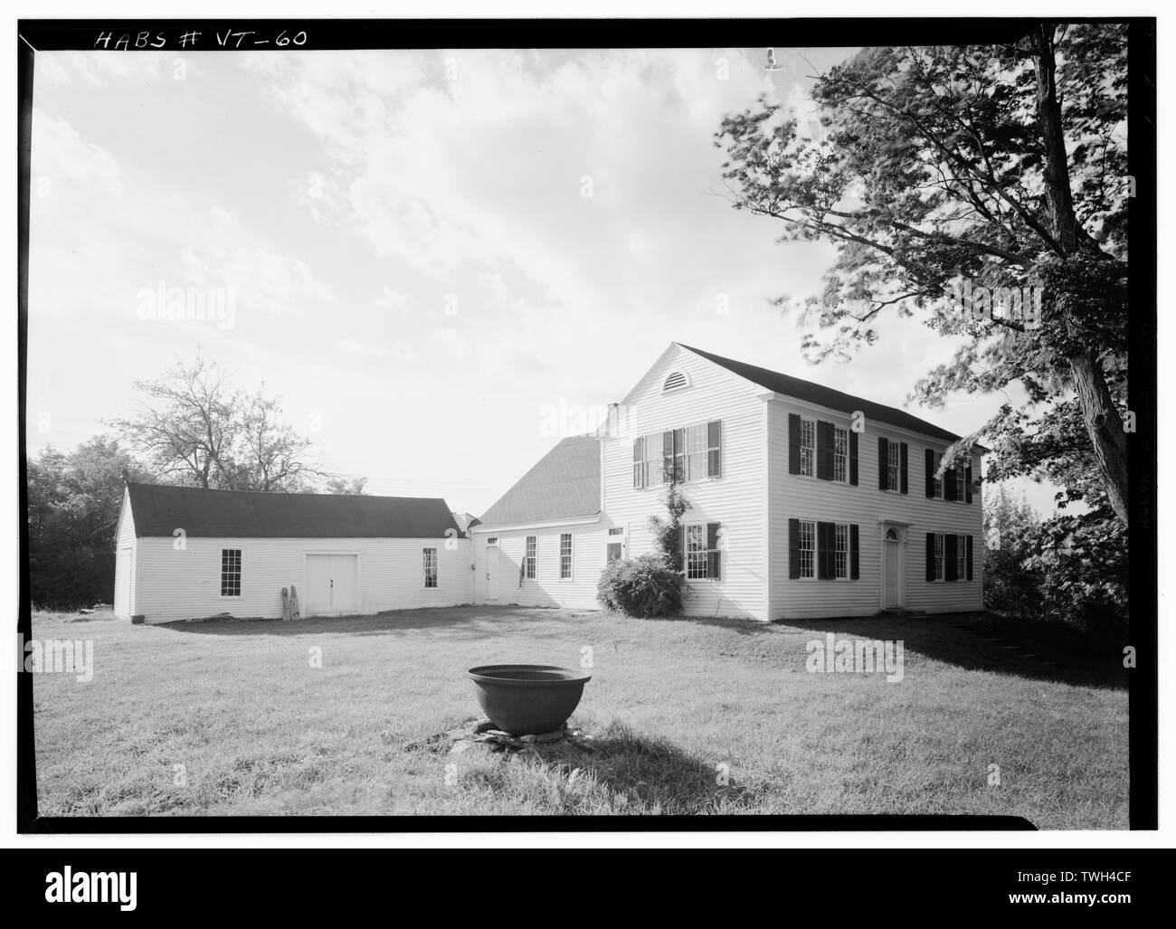 - Il Reverendo Dan Foster House, centro Weathersfield, Perkinsville, Windsor County, VT; Overby, Osmund R, storico; Edwards, Henry C, storico Foto Stock