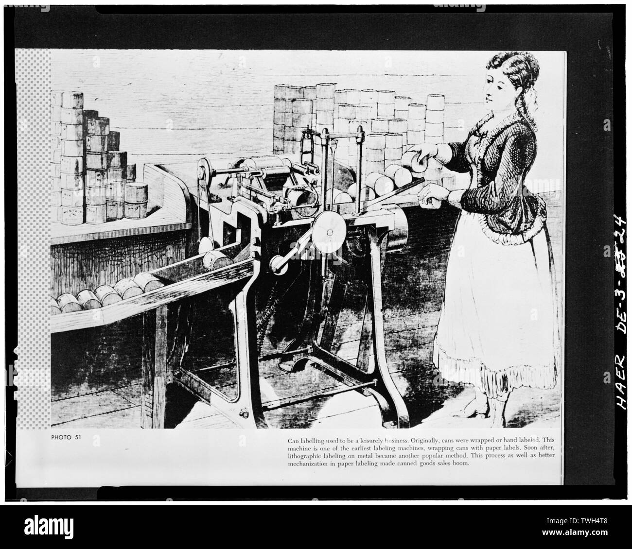 - Richardson e Robbins Cannery, Kings Highway, Dover, Kent County, DE Foto Stock