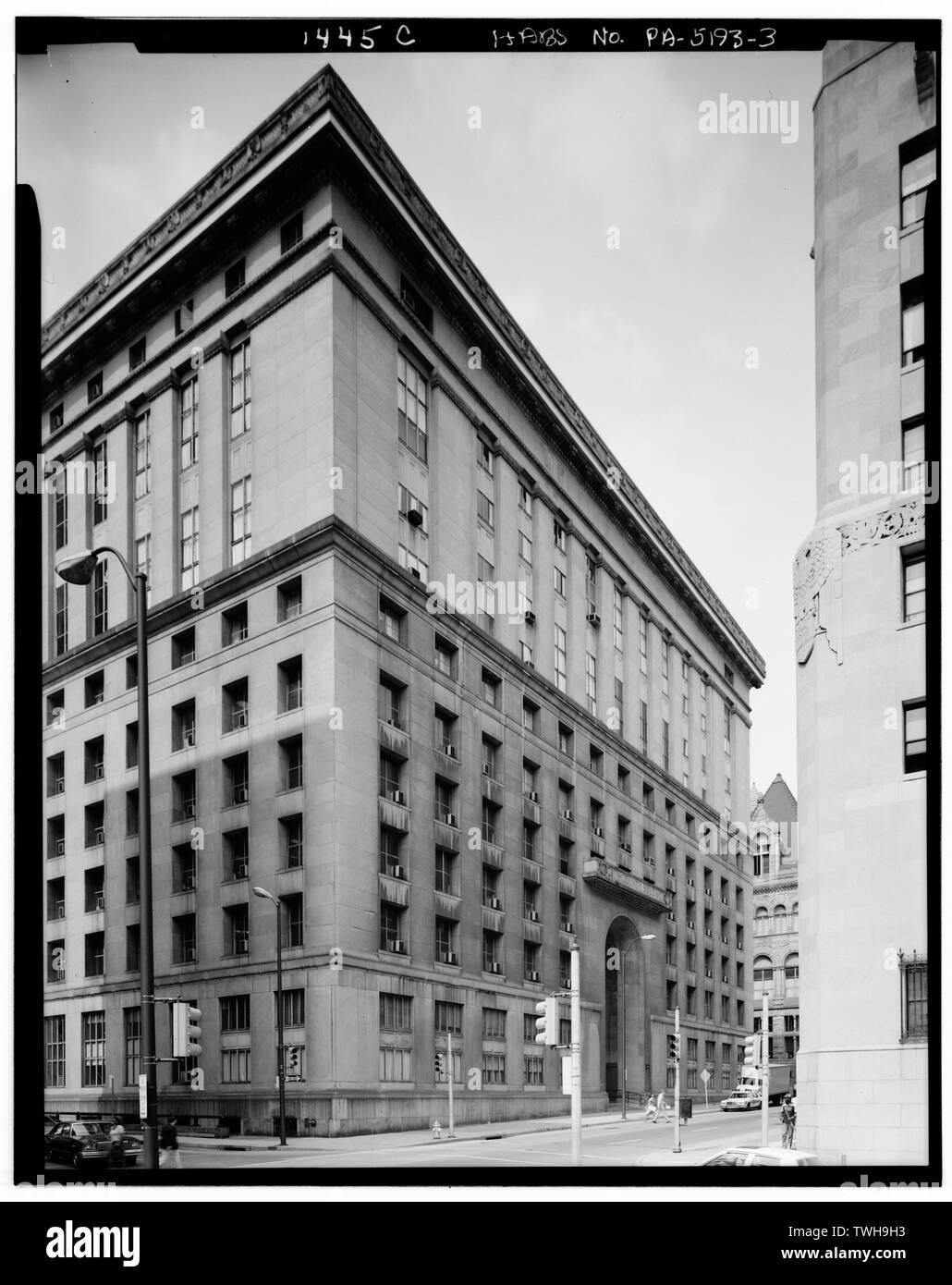 Ross San elevazione,guardando a nord - Edificio City-County, 414 Grant Street, Pittsburgh, Allegheny County, PA; Hornbostel, Henry; Stewart, James L; McClintic-Marshall Società; Guastavino, R; Marsico, Dennis, fotografo; Tisdale, Alan B, storico Foto Stock