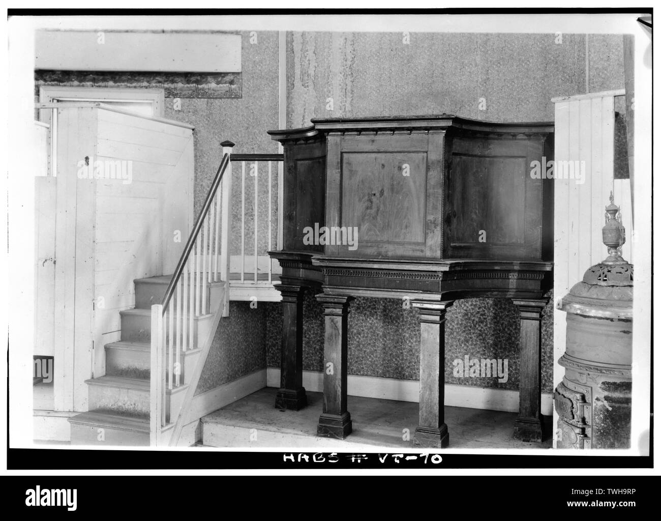 - Round Meetinghouse, città comune, .5 miglio a sud degli Stati Uniti Il percorso 2, Richmond, Chittenden County, VT; Rhodes, William; Mixon, Stanley P, fotografo Foto Stock