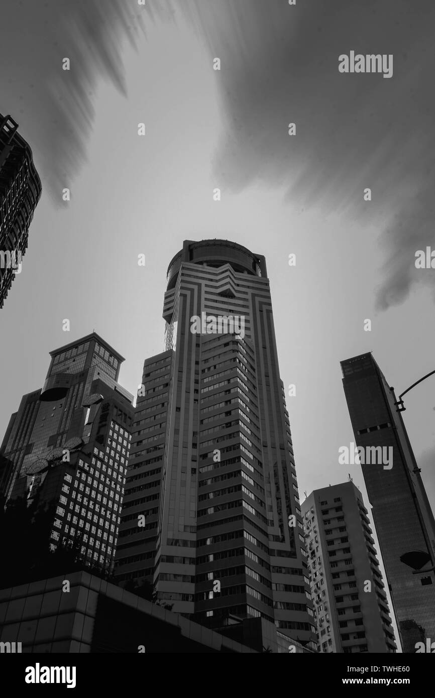 Shenzhen internazionale della scienza e della tecnologia di costruzione Foto Stock