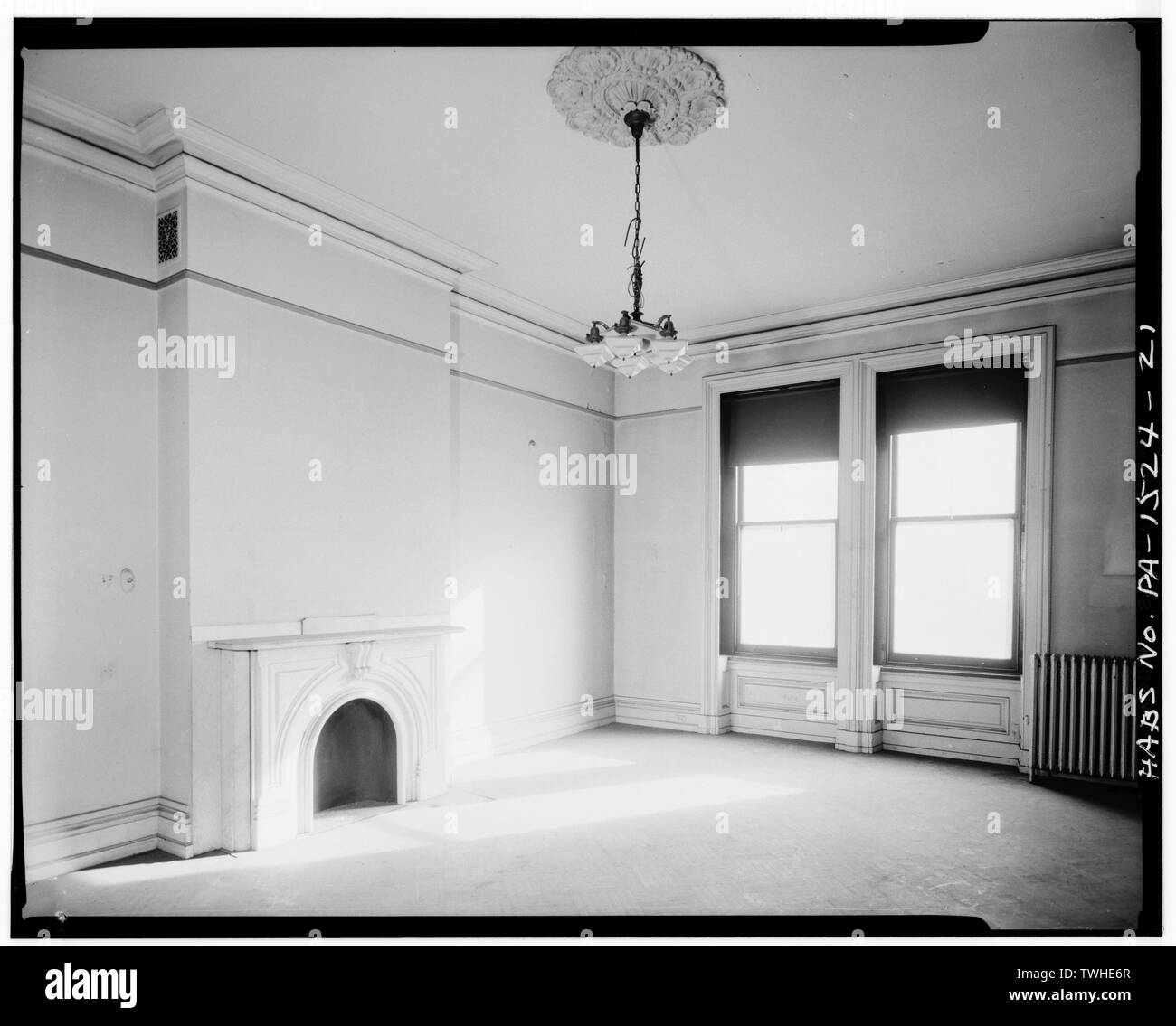 Secondo piano Camera da letto anteriore - Parry House, 1921 Arch Street, Philadelphia, Contea di Philadelphia, PA Foto Stock