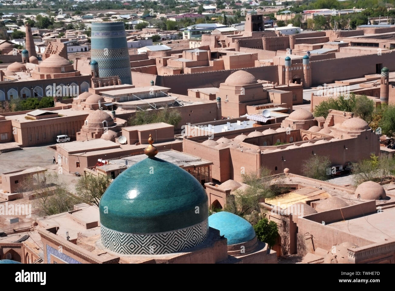 Antica città di Khwarezm e le sue meraviglie archeologiche a Khiva Foto Stock
