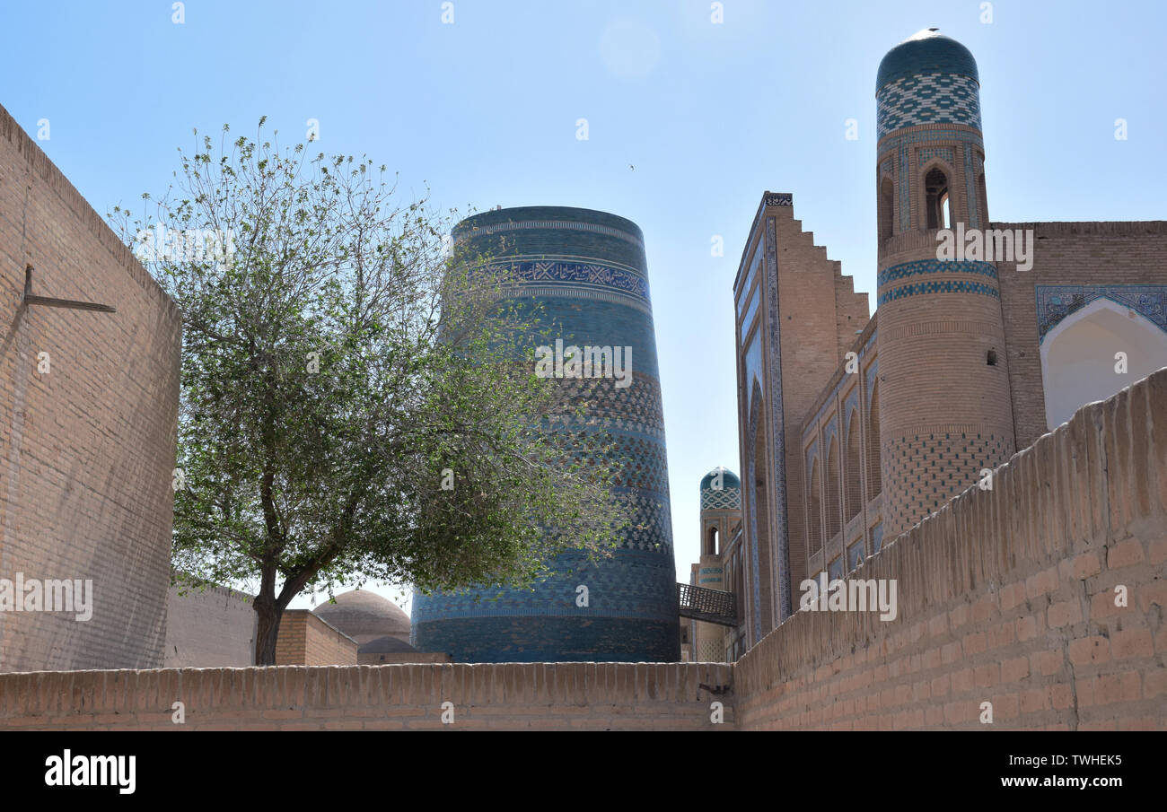 Antica città di Khwarezm e le sue meraviglie archeologiche a Khiva Foto Stock