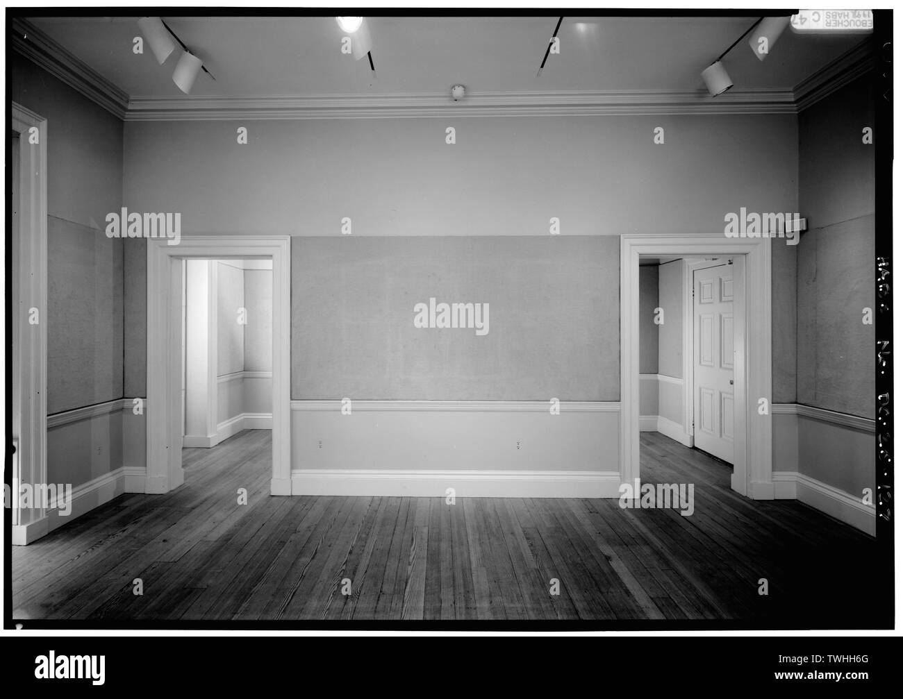 Secondo piano, sala est, 204 la parete ovest. - Octagon House, 1799 (1741) New York Avenue, Northwest, Washington, Distretto di Columbia, DC Foto Stock