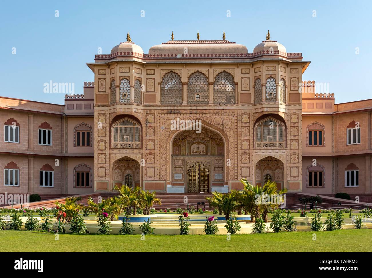 Birla Auditorium edificio a Birla Institute di Ricerca Scientifica, Jaipur, Rajasthan, India Foto Stock