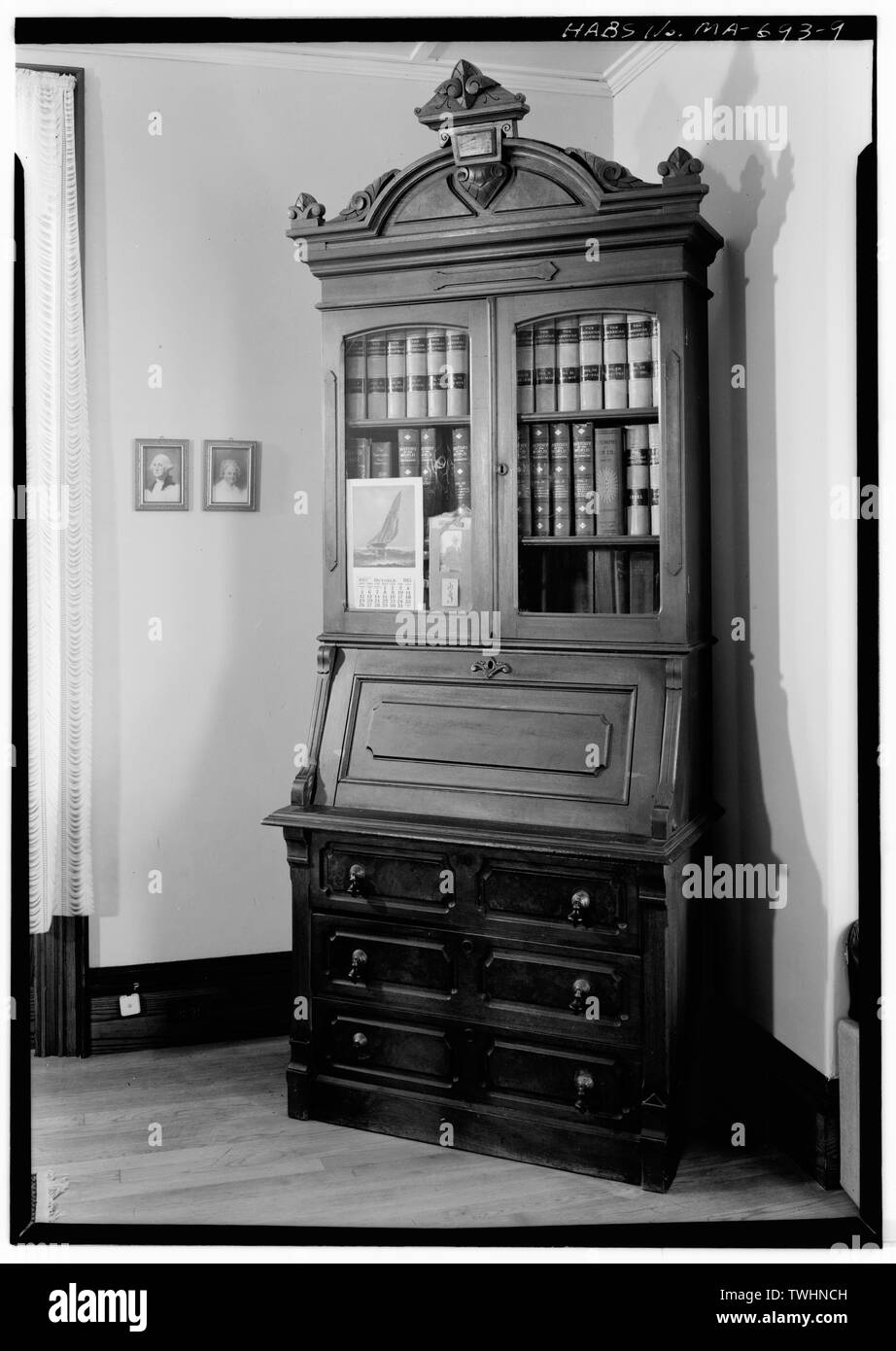 Segreteria - Capitano Edward Penniman House, Fort Hill Road, Eastham, Barnstable County, MA Foto Stock