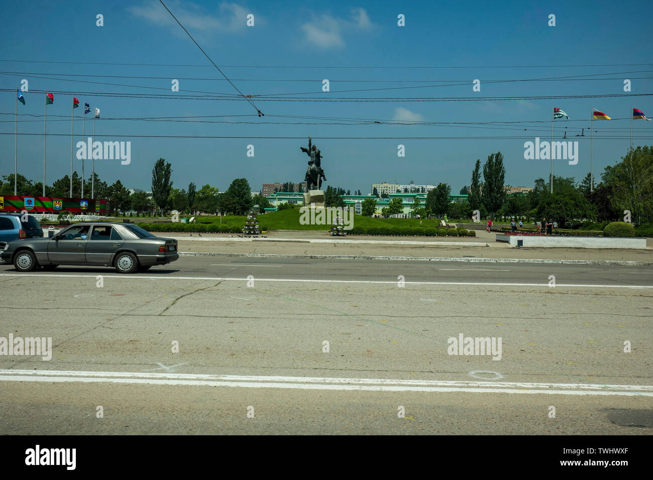 Tiraspol, Transnistria. Foto Stock