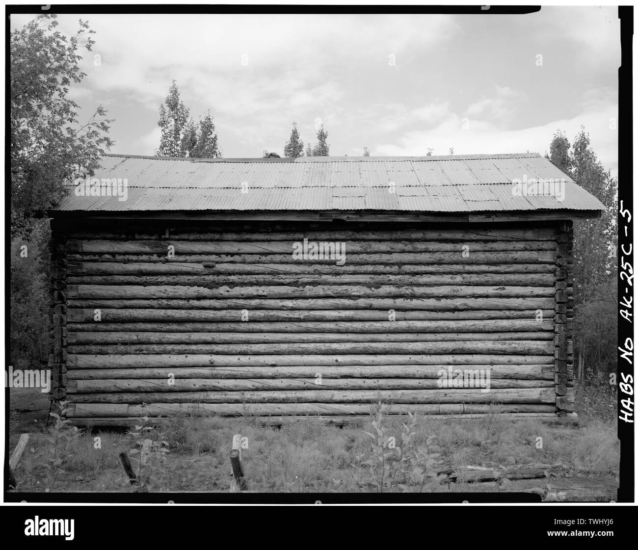 Lato, guardando a Nord - Northern Commercial Company Store, Koyukuk River a Wiseman Creek, Bettles prossimità, Wiseman, Yukon-Koyukuk Area di censimento, AK Foto Stock