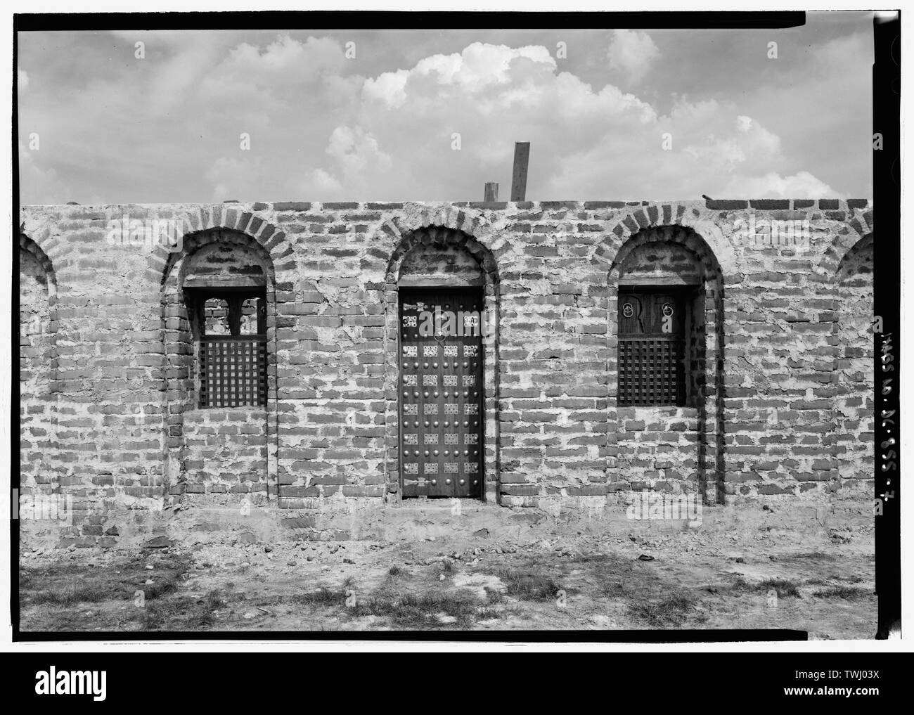 Vista simile DI ADOBE parete; - la struttura di Adobe (temporanei), Washington, Distretto di Columbia, DC Foto Stock