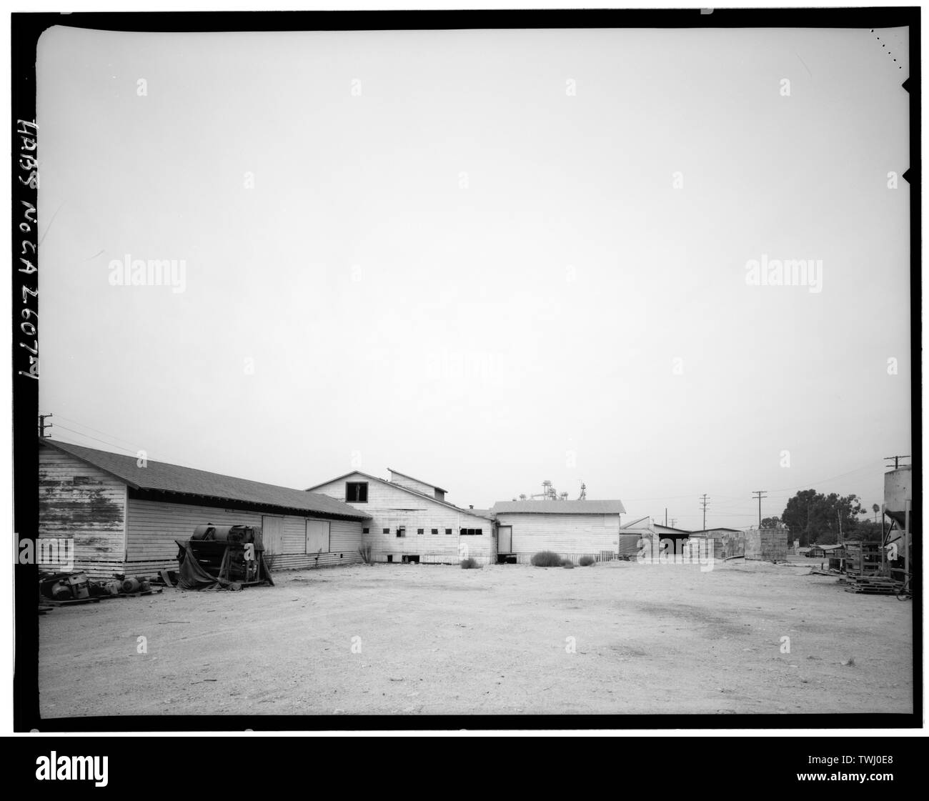 Sito da NE - Imballaggio Latimer House, 321 South San Antonio Avenue, Ontario, San Bernardino County, CA Foto Stock