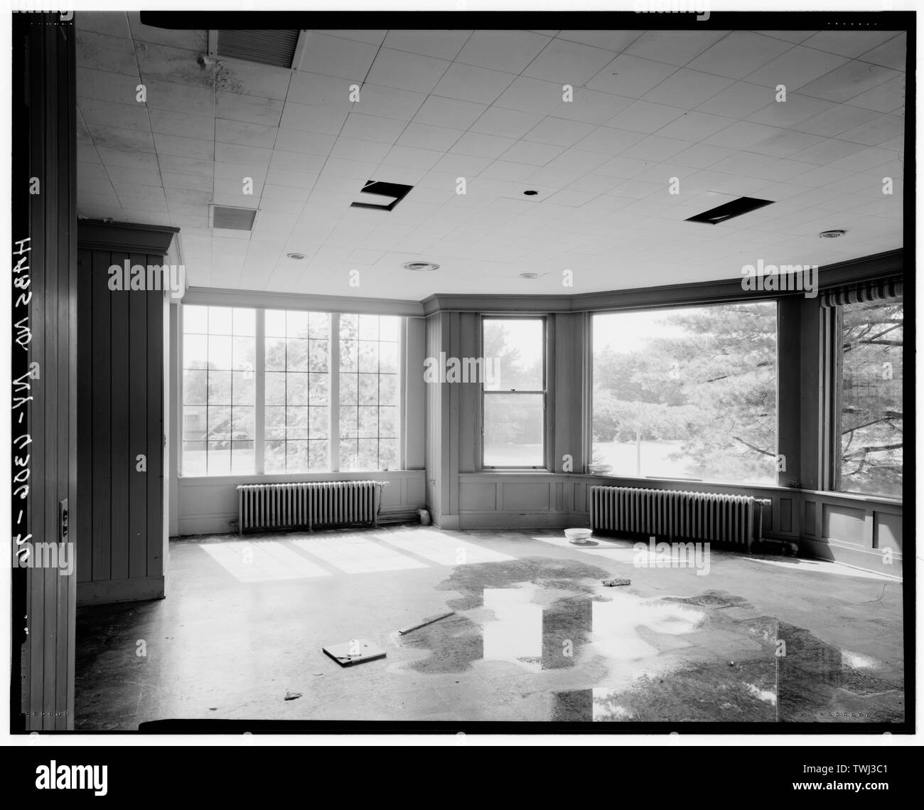 Secondo piano alcova, Forest East Suites, guardando verso est. - Lake Placid Club, Foresta parafango, lato est dello specchio del lago, a nord della Strada Statale Route 86 e principali, Nord Isola d'Elba, la contea di Essex, NY Foto Stock