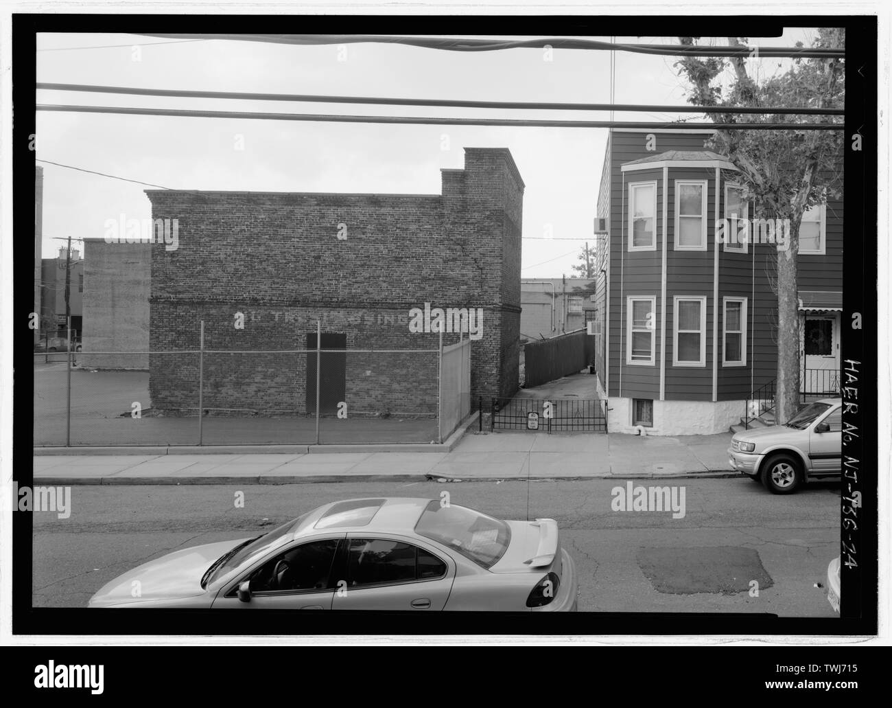 Albero n. 5, guardando verso sud - Delaware, Lackawanna e Western Railroad, North Bergen Tunnel, attraverso il Bergen collina dalla prospettiva Street a Ogden Avenue a John F. Kennedy Boulevard al Beacon Avenue, Città di Jersey, Hudson County, NJ Foto Stock