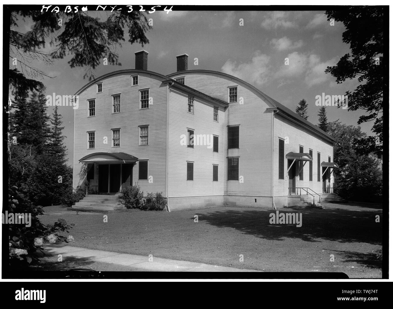 - Shaker Meetinghouse (seconda), Shaker Road, nuovo Libano, contea Columbia, NY Foto Stock