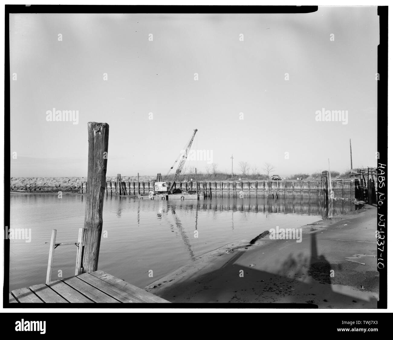 - Shoal Harbour, intersezione di Port Monmouth Road e Main Street, Belford, Monmouth County NJ Foto Stock