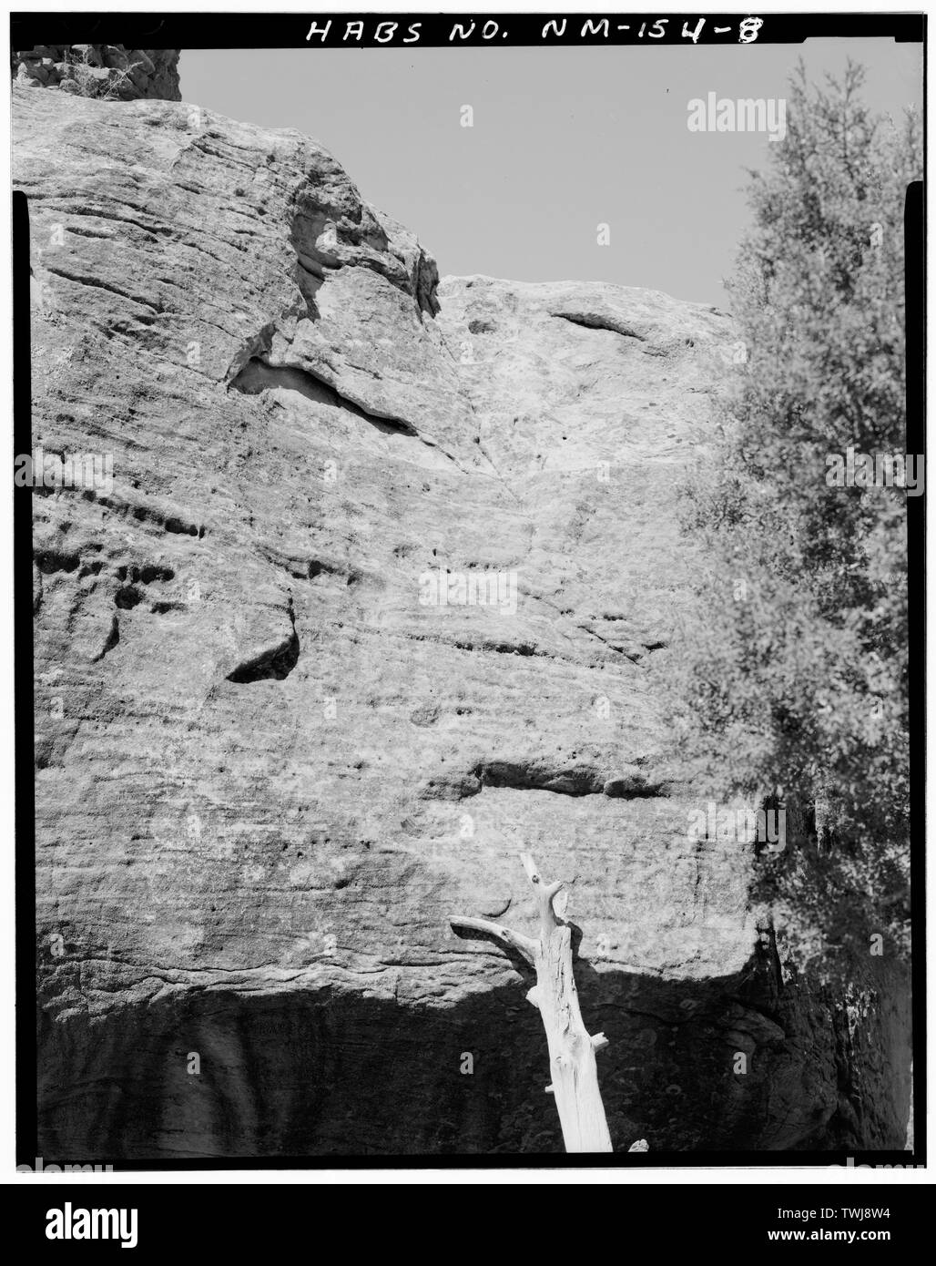 - Simon Canyon Pueblito, circa 0,6 miglia a nord di Simon Canyon alla confluenza con il fiume San Juan, Blanco, la Contea di San Juan, NM Foto Stock