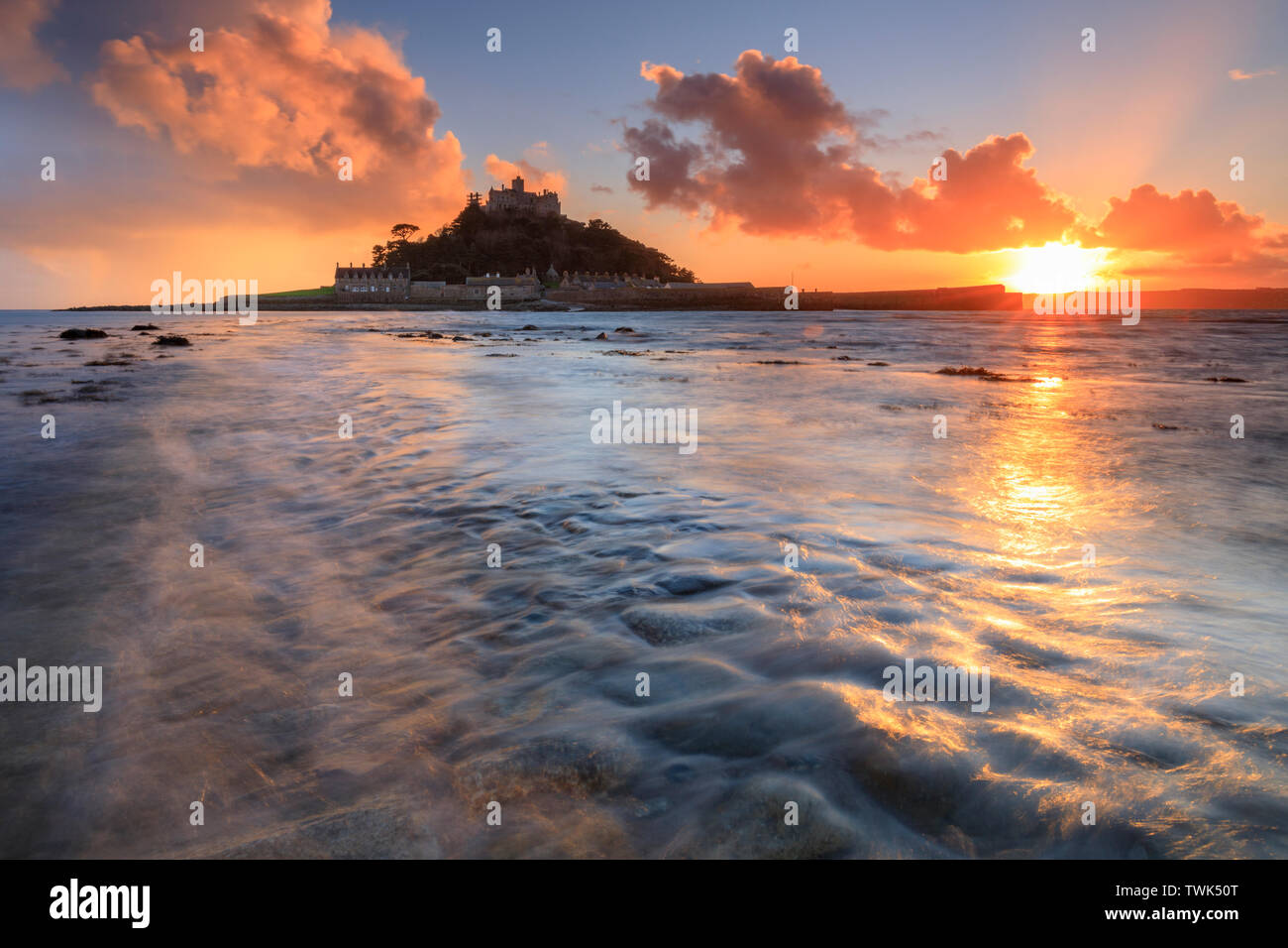 St Michael's Mount, Marazion, Cornwall Foto Stock