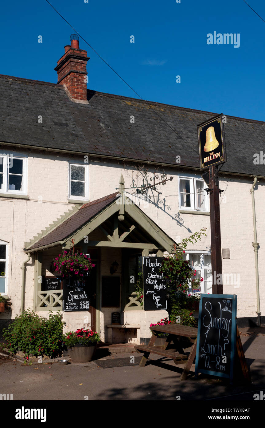 La Bell Inn, Gumley, Leicestershire, England, Regno Unito Foto Stock