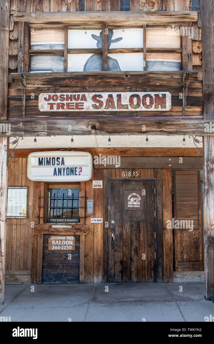 Joshua Tree Saloon in Yucca Valley, California Foto Stock