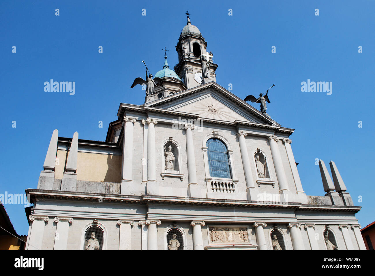 Chiesa di San Vito a Lomazzo, Como, Lombardia, Italia. Foto Stock