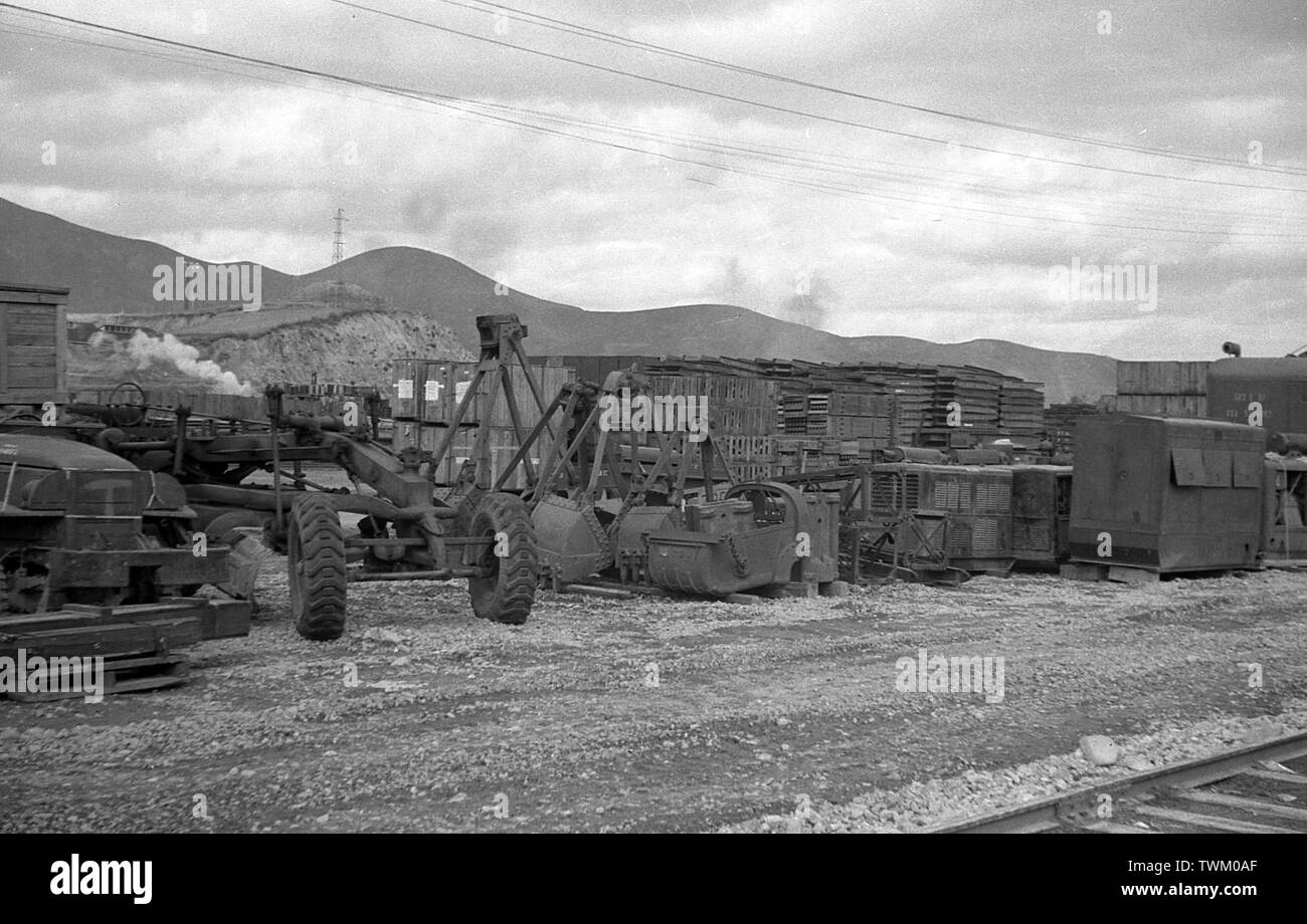 US Army in Sud Corea 1955 - US Army nella Repubblica di Corea (ROK) / Corea del Sud 1955 Foto Stock