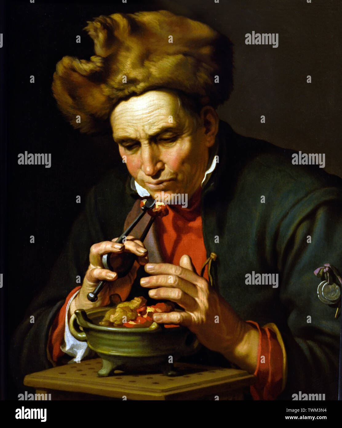 Allegoria dell'inverno 1625-1630 da Abramo BLOEMAERT 1566 - 1651 (possibile allusione al fuoco di amore alimentato dalla passione e piacere. meno cautamente.) Paesi Bassi, Olandese. Foto Stock