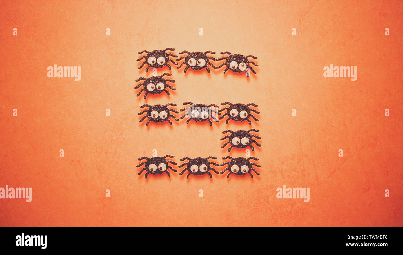Top 5 elenco per il concetto di Halloween Foto Stock