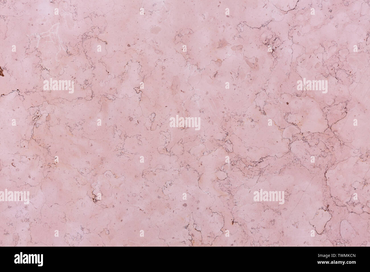 Close up di marmo rosa di sfondo texture vuota per il design. Foto Stock