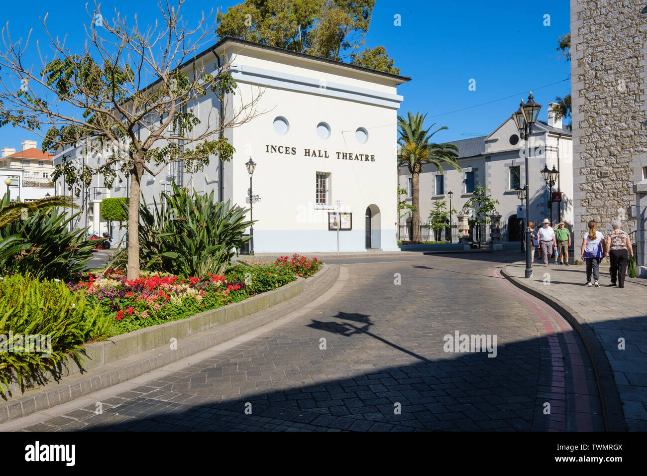 Inces Hall Theatre, 312 Main Street, Gibilterra Foto Stock