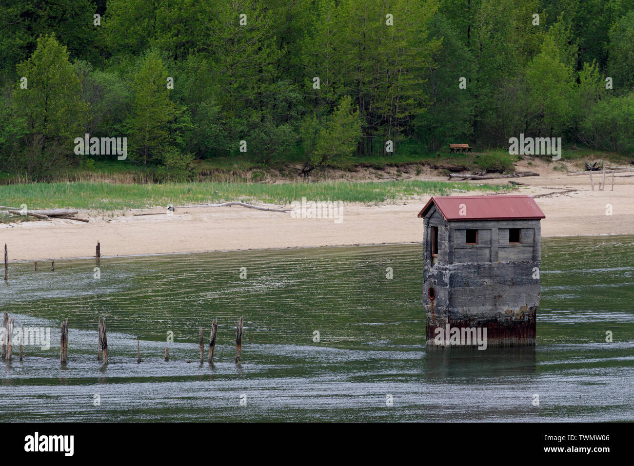 Isola di Douglas, Juneau, Alaska, STATI UNITI D'AMERICA Foto Stock