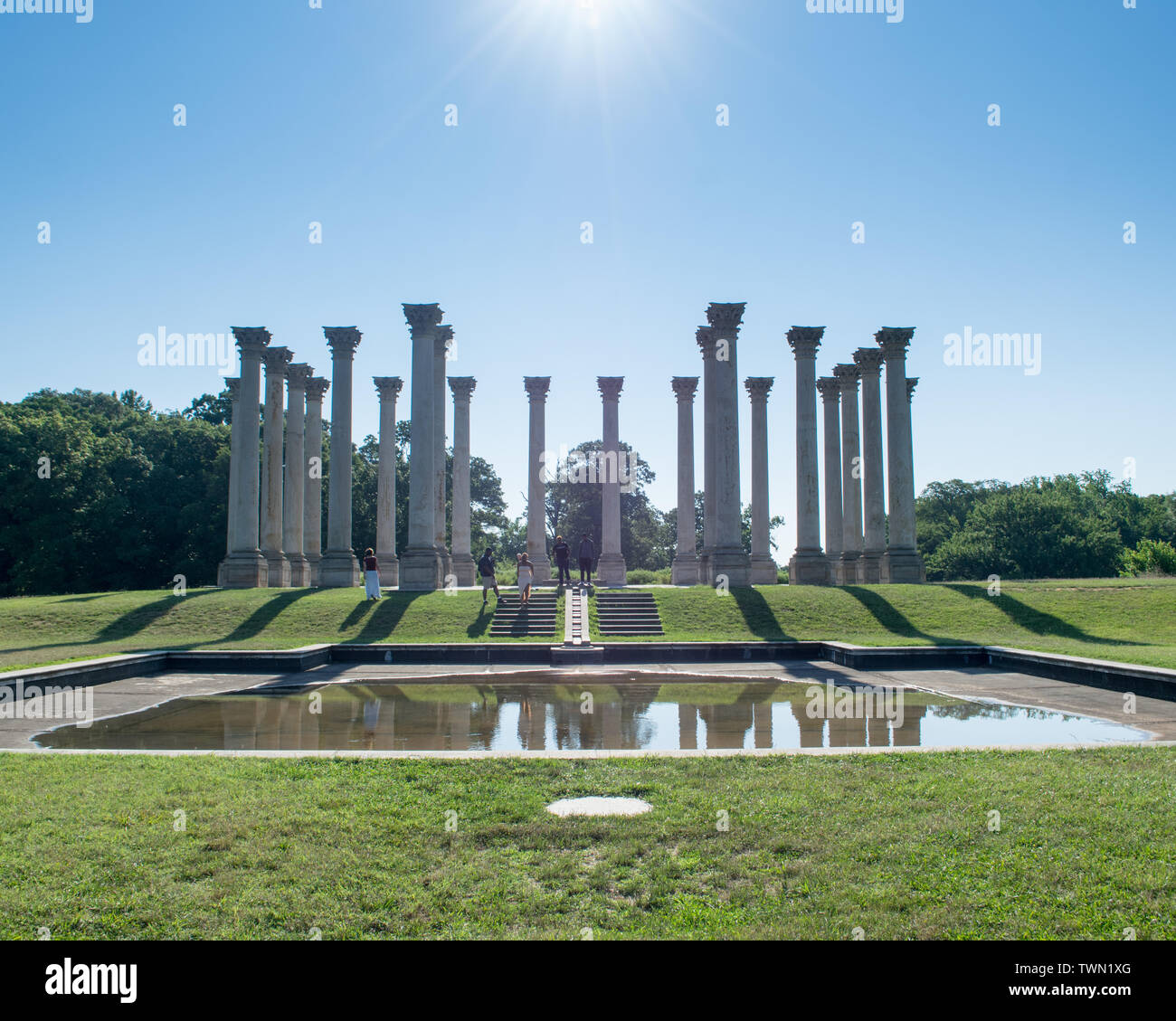 Capitale nazionale colonne, Washington DC, Stati Uniti Foto Stock
