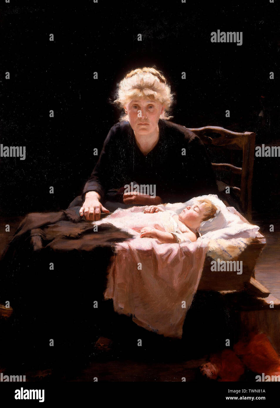 Fantine (da Les Miserables) - Margaret Bernadine Hall, circa 1886 Foto Stock