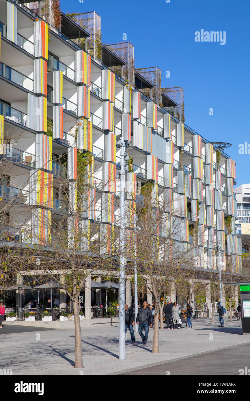Appartamenti Residenziali a Barangaroo sviluppo urbano nel centro di Sydney, Nuovo Galles del Sud, Australia Foto Stock