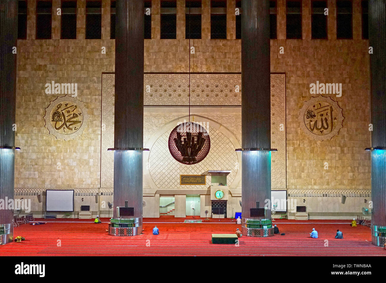 Masjid Istiqlal moschea, Jakarta, Indonesia Foto Stock