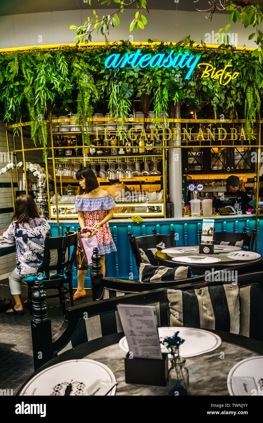 Singapore - Giu 11, 2019: Arteastiq Bistro in Jewel. Gioiello Changi Airport è un utilizzo misto sviluppo presso l'Aeroporto Changi di Singapore, aperto nel mese di aprile Foto Stock