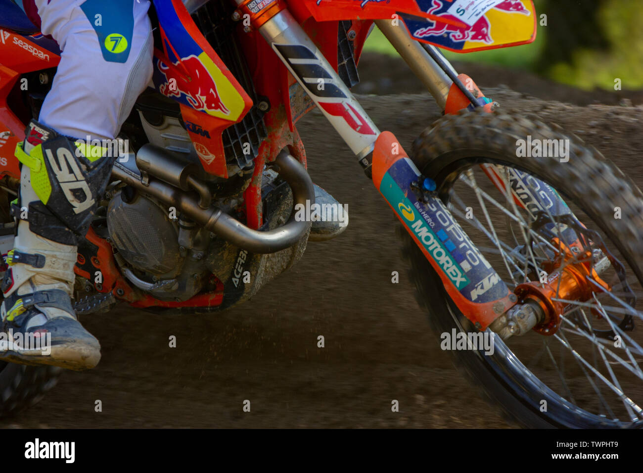 FMI campionati gara di motocross Foto Stock