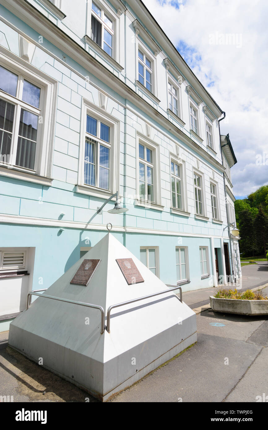 Teplice (Teplitz): fonte primaria "Pravridlo' in , Ustecky, Aussiger Regione Usti nad Labem Regione, ceco Foto Stock