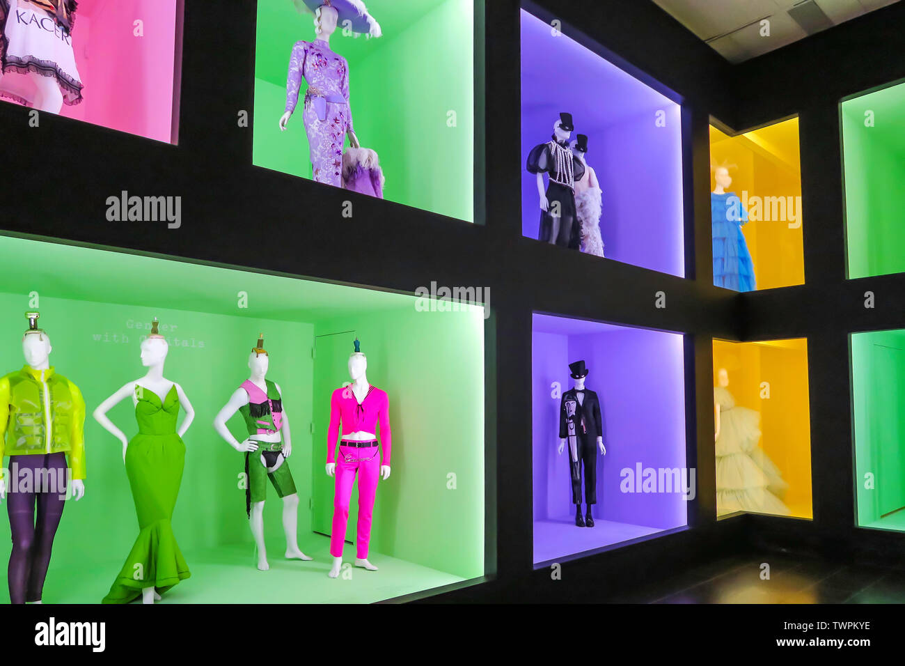 "Camp: Note sulla moda' mostra al Metropolitan Museum of Art di New York City, Stati Uniti d'America Foto Stock