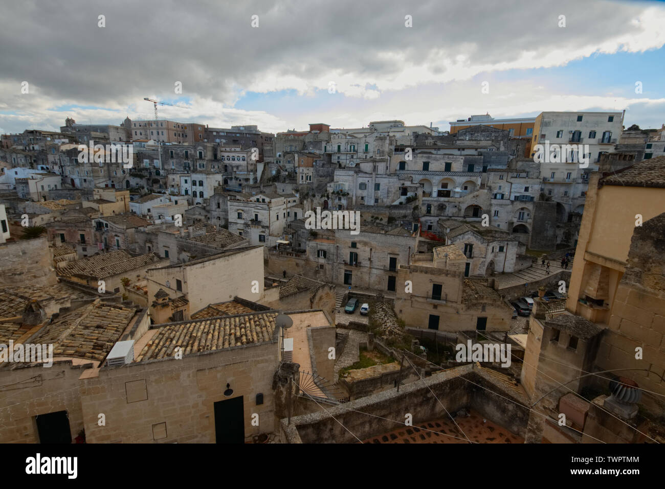 Un giorno a Matera Foto Stock