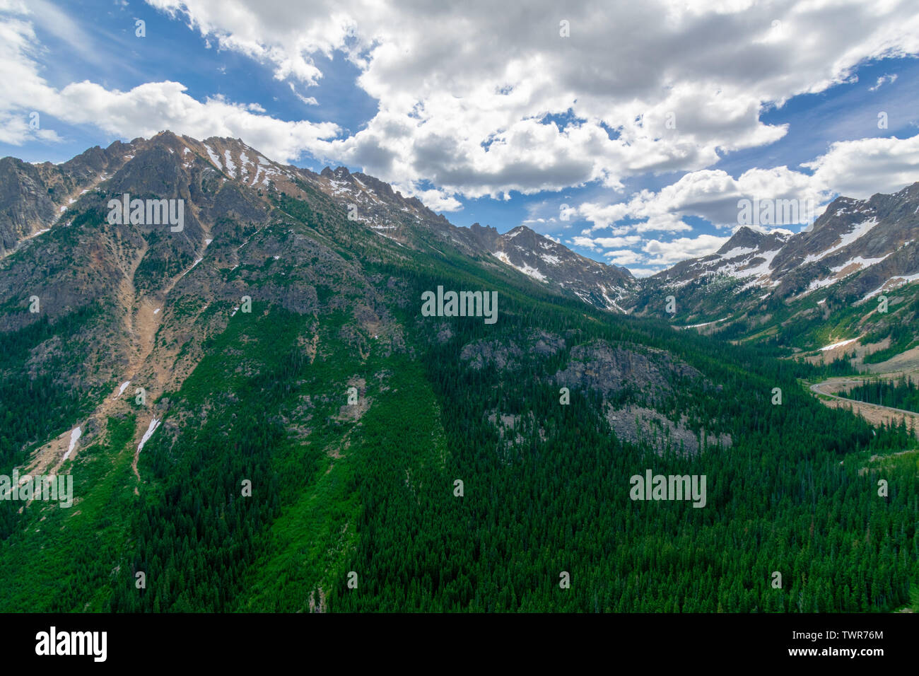 Parco Nazionale delle Cascate del Nord complesso - Washington si affacciano Foto Stock