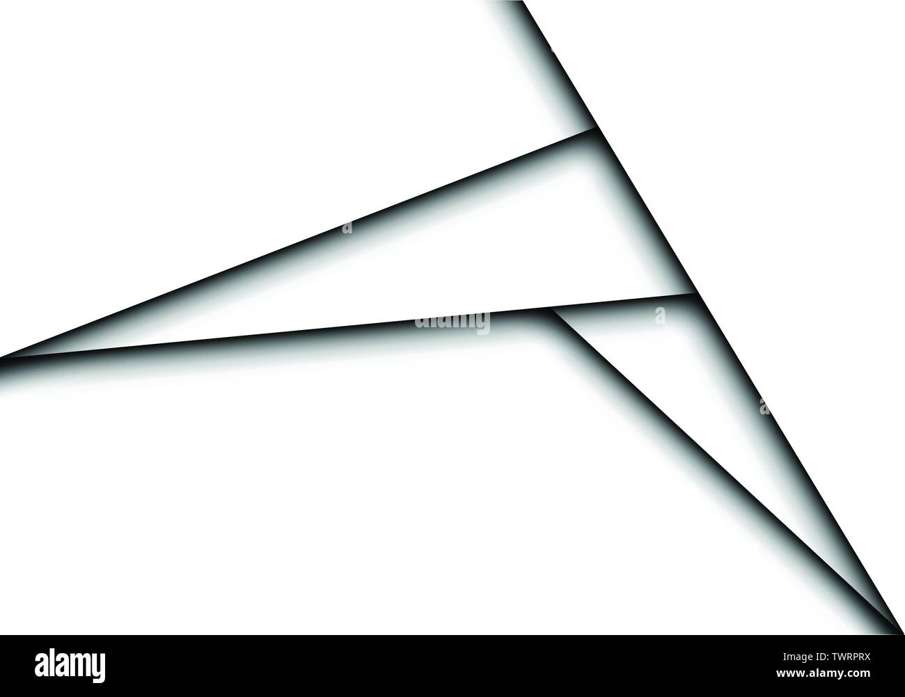 Abstract triangolo bianco freccia moderno design futuristico vettore sfondo immagine. Illustrazione Vettoriale