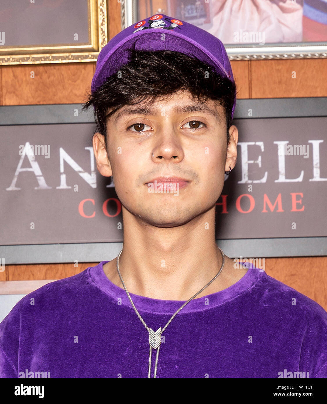 Westwood, CA - Giugno 20, 2019: Mario Ruiz assiste la premiere della Warner Bros" "Annabelle torna a casa" tenutasi presso il Regency Village Theatre Foto Stock