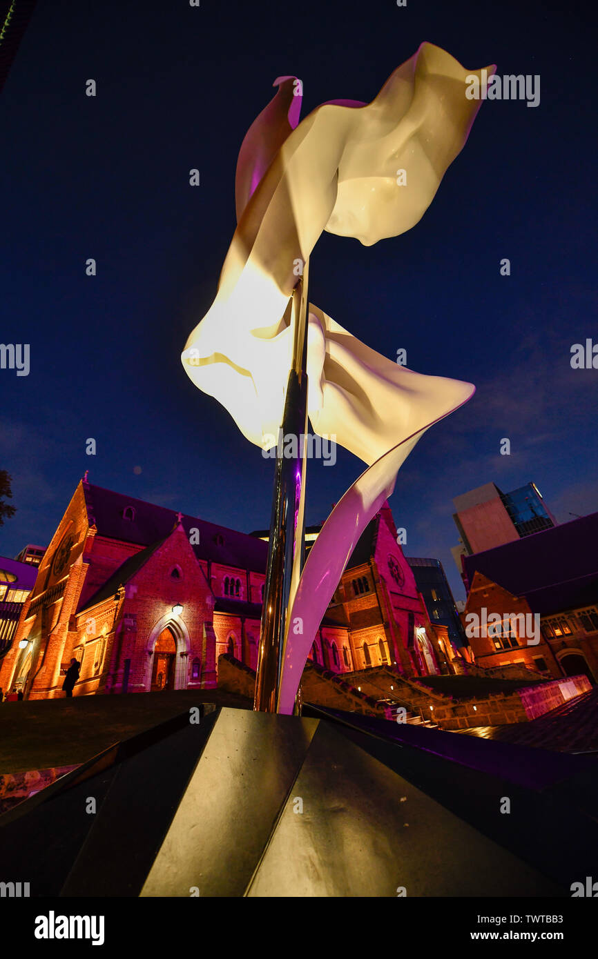 Ascalon scultura Cattedrale di St Georges Perth Western Australia Foto Stock