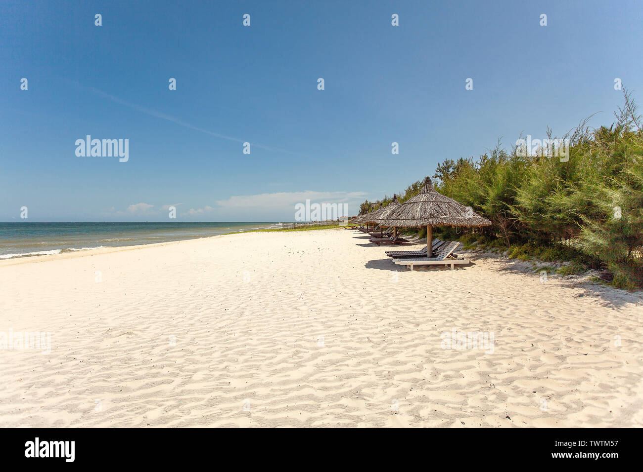 - [X] una bella vista sulla spiaggia di Mui Ne in Vietnam. Foto Stock